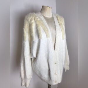 Unbranded Vintage Angora and Mink Sweater Large to XL